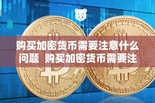 购买加密货币需要注意什么问题 购买加密货币需要注意什么问题