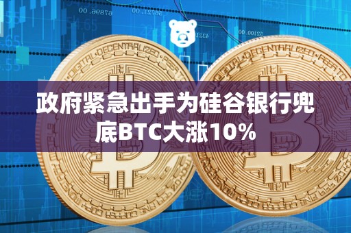 政府紧急出手为硅谷银行兜底BTC大涨10% 政府紧急出手为硅谷银行兜底BTC大涨10%