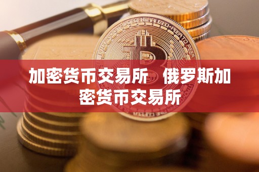 加密货币交易所 俄罗斯加密货币交易所