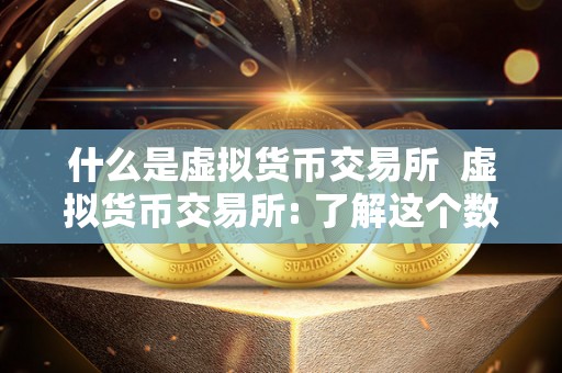 什么是虚拟货币交易所 虚拟货币交易所: 了解这个数字货币交易平台的基本知识