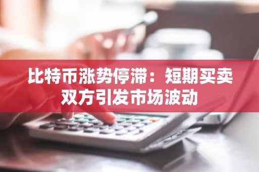 比特币涨势停滞：短期买卖双方引发市场波动