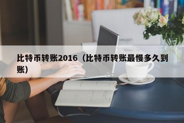 比特币转账2016(比特币转账最慢多久到账)