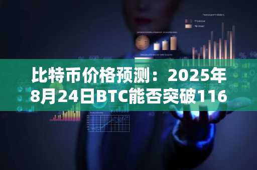 比特币价格预测：2025年8月24日BTC能否突破116,200美元阻力位？