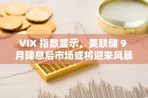 VIX 指数显示,美联储 9 月降息后市场或将迎来风暴