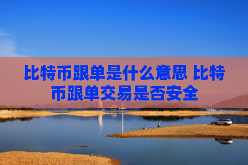 比特币跟单是什么意思 比特币跟单交易是否安全